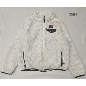 Gerry (No Size) Gray Fluff Single Tip / Double Slit Zip Pockets Zip Down Sherpa